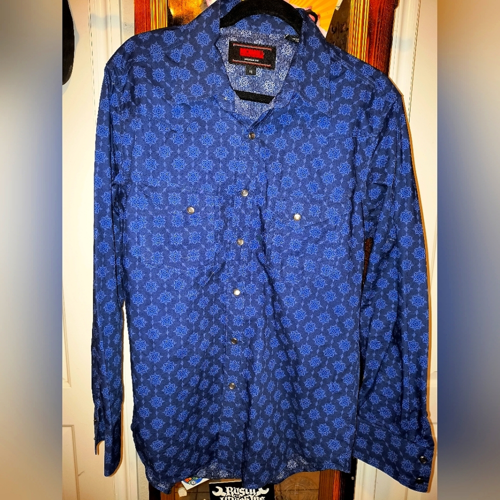 Men's long sleeve pearl snal